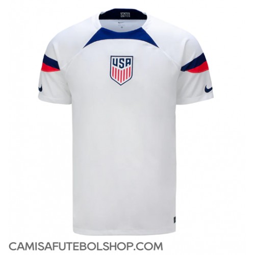 Camisa de time de futebol Estados Unidos Replicas 1º Equipamento Mundo 2022 Manga Curta